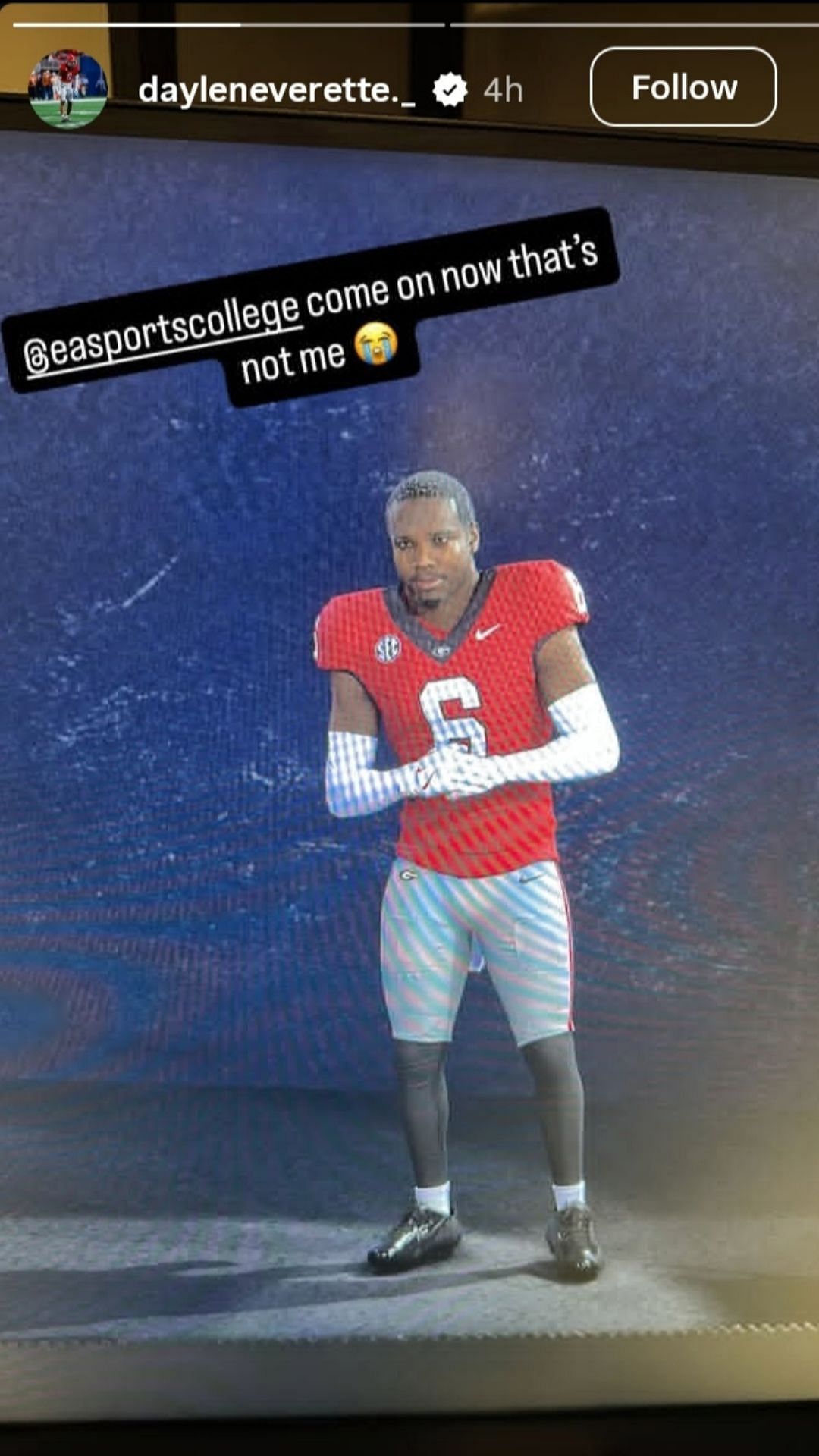 "That's not me" - Georgia star Daylen Everette blasts EA Sports CFB 26 over his appearance on the latest edition.